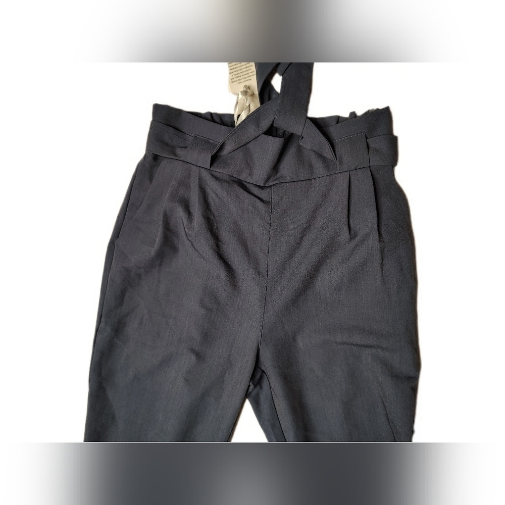 Grace Karin Stylish Black Tie-Waist Pants - Picture 2 of 5